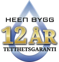 Heen Bygg 12 års tetthetsgaranti